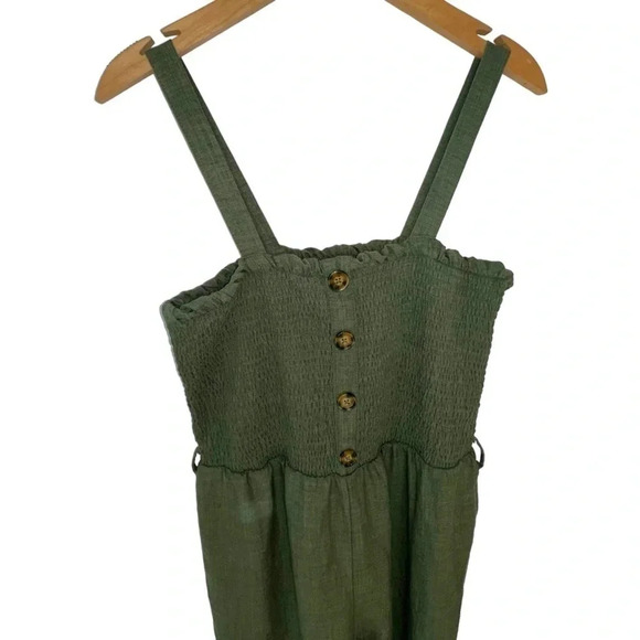 No Boundaries XL‎ army Green lightweight cropped jumper Beachy casual - Picture 2 of 5